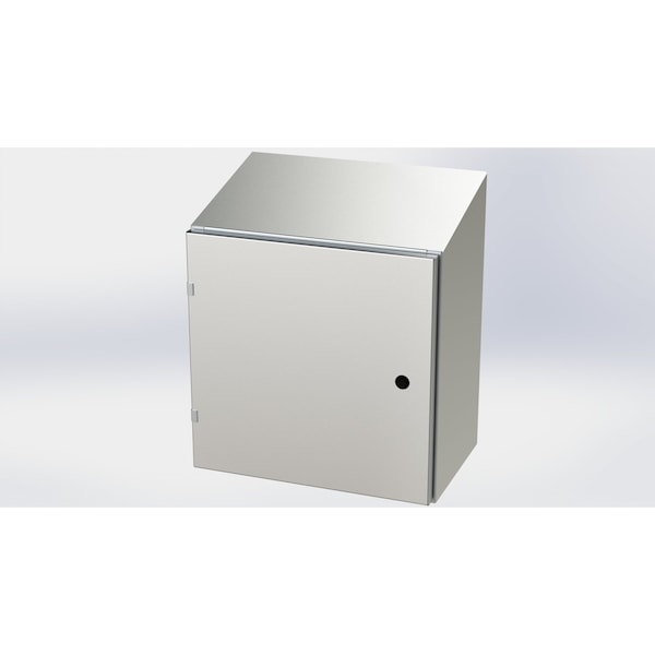 1/4 Turn Latch Electrical Enclosures, 20 in H, 12 in D, 20 in W, NEMA 3R, 4, 4X, 12, 13